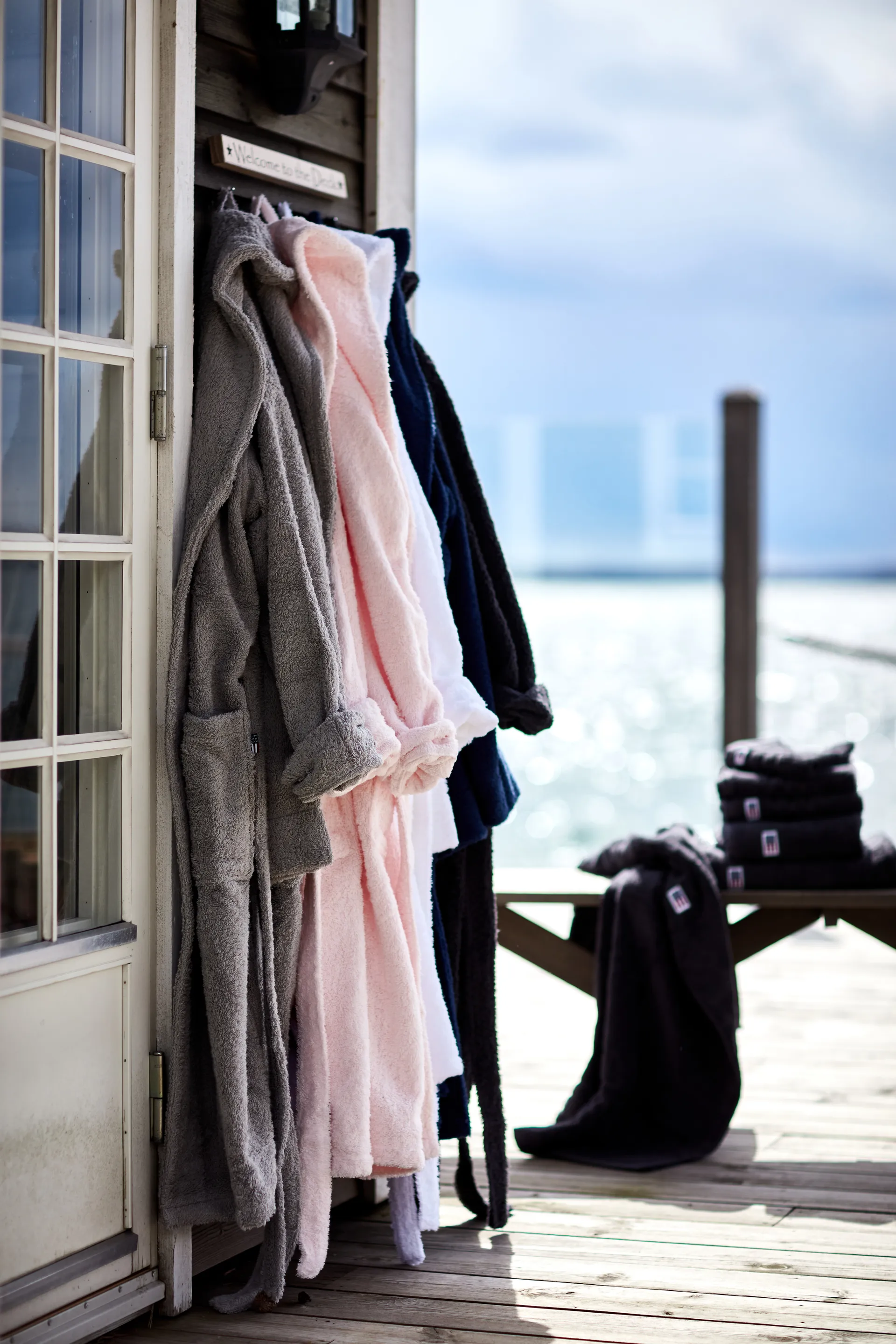 Roupão de banho Lexington Original S, cinza Lexington