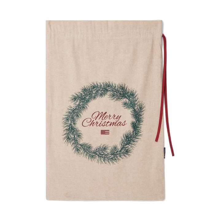 Saco de presente de Natal Juta Algodão Merry Christmas 65x95 cm, Natural  Lexington