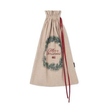 Saco de presente de Natal Juta Algodão Merry Christmas 65x95 cm - Natural  - Lexington