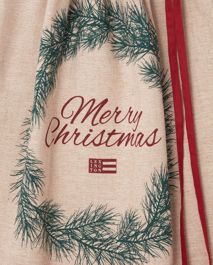 Saco de presente de Natal Juta Algodão Merry Christmas 65x95 cm, Natural  Lexington