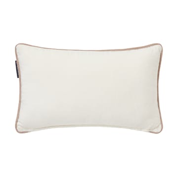Ski resort ekologisk almofada em algodão twill 30x50 cm - Branco-Azul escuro - Lexington