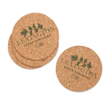 Suporte para copos cortiça Ø10 cm 4 peças - Urban gardening - Lexington