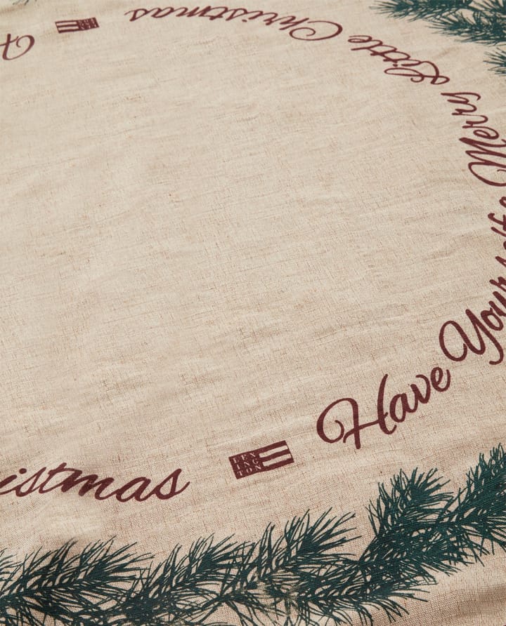 Tapete da árvore de Natal Juta Algodão Christmas Tree Ø110 cm, Natural  Lexington