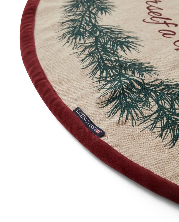 Tapete da árvore de Natal Juta Algodão Christmas Tree Ø110 cm, Natural  Lexington