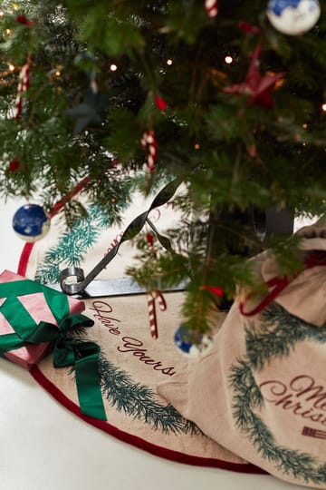 Tapete da árvore de Natal Juta Algodão Christmas Tree Ø110 cm - Natural  - Lexington