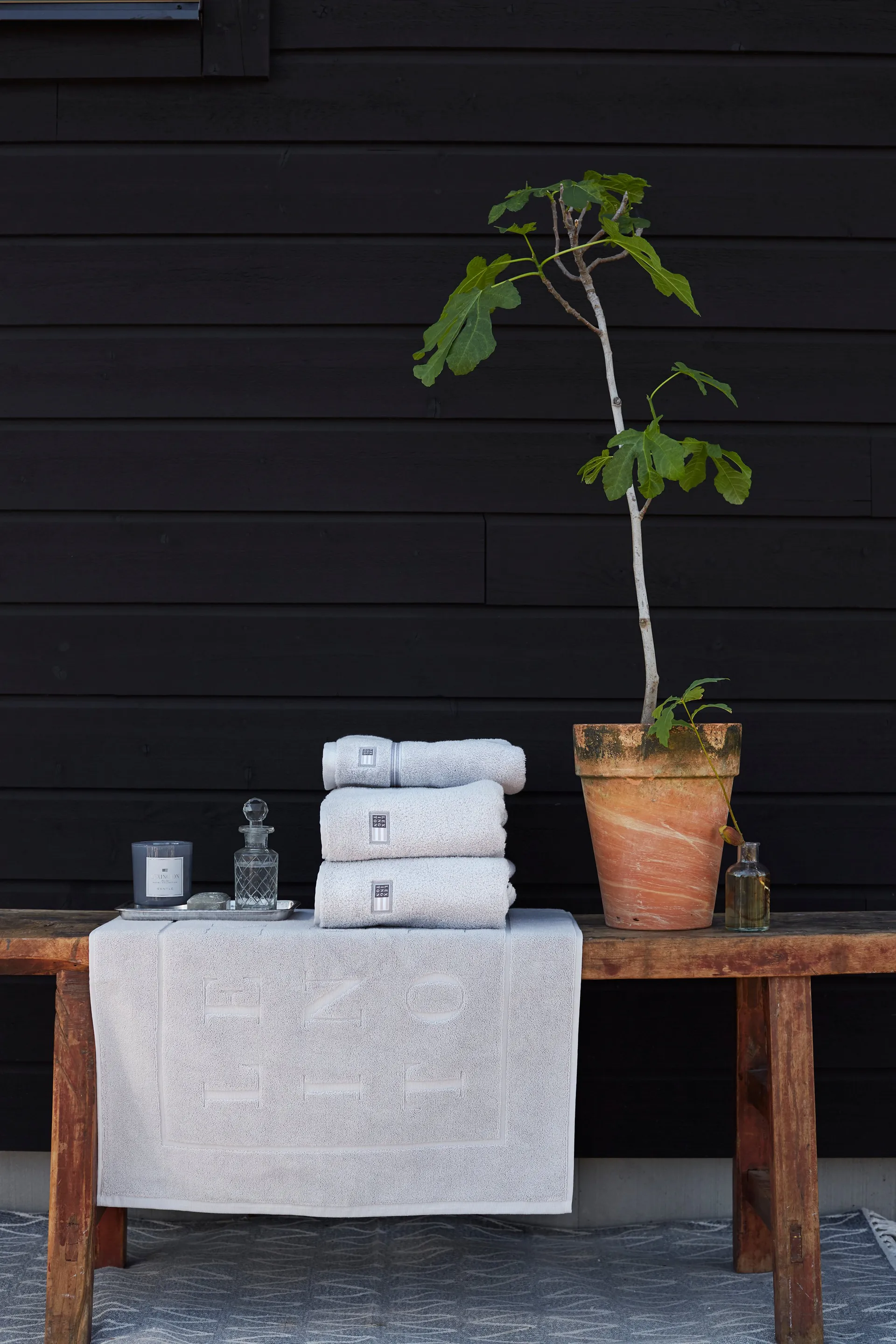 Tapete de casa de banho Lexington Hotel 60x90 cm, Light grey Lexington