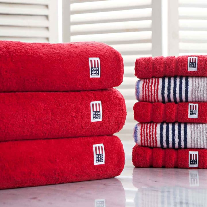 Toalha de banho Icons Original Striped 70x130 cm, vermelho Lexington