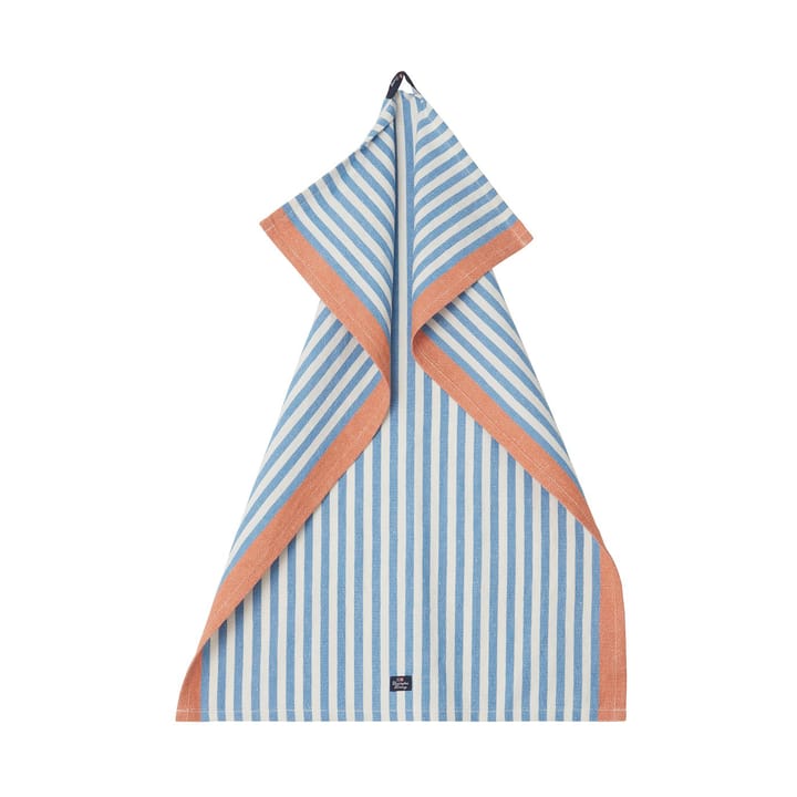 Toalha de cozinha Striped Cotton Linen 50x70 cm - Blue - Lexington
