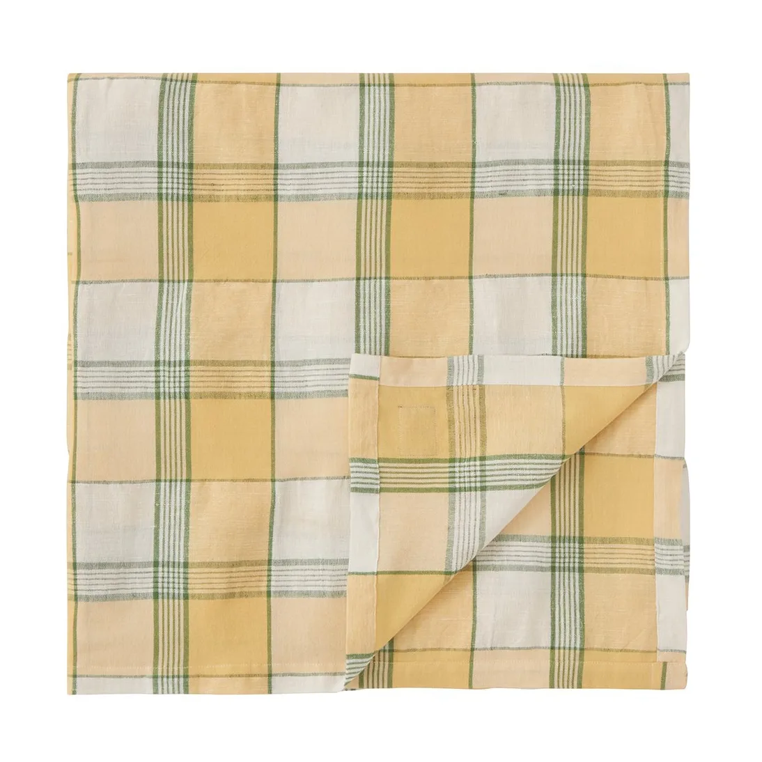 Toalha de mesa Easter Linen/Cotton 150x250 cm, Amarelo-verde Lexington
