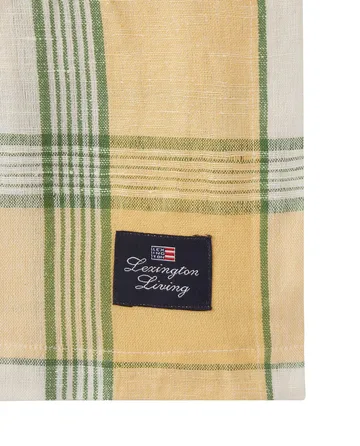Toalha de mesa Easter Linen/Cotton 150x250 cm - Amarelo-verde - Lexington