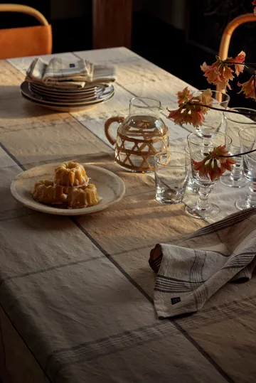 Toalha de mesa Easter Linen/Cotton 150x250 cm - Amarelo-verde - Lexington