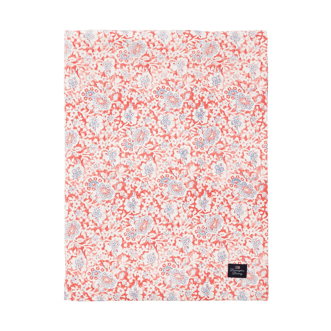 Toalha de mesa Printed Flowers Recycled Cotton 150x350 cm, Coral Lexington