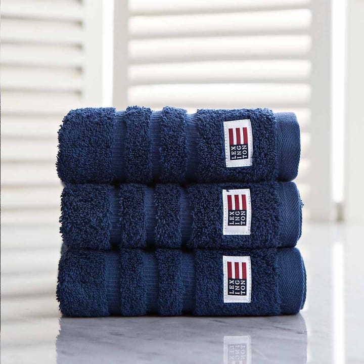 Toalha Icons Original Striped 30x30 cm, marinho Lexington