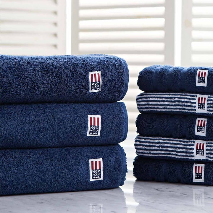 Toalha Icons Original Striped 30x30 cm, marinho Lexington