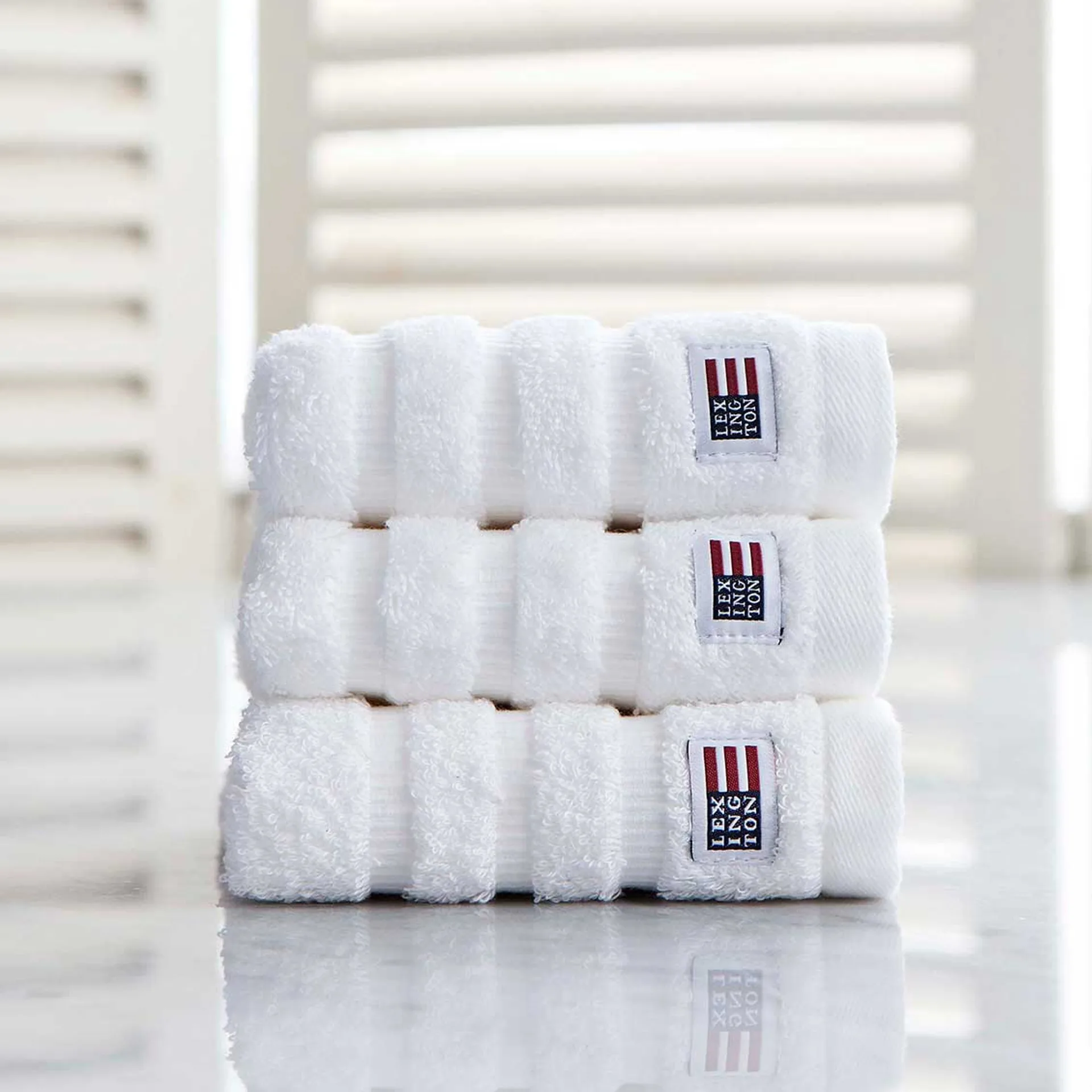 Toalha Icons Original Striped 30x50 cm, branco Lexington