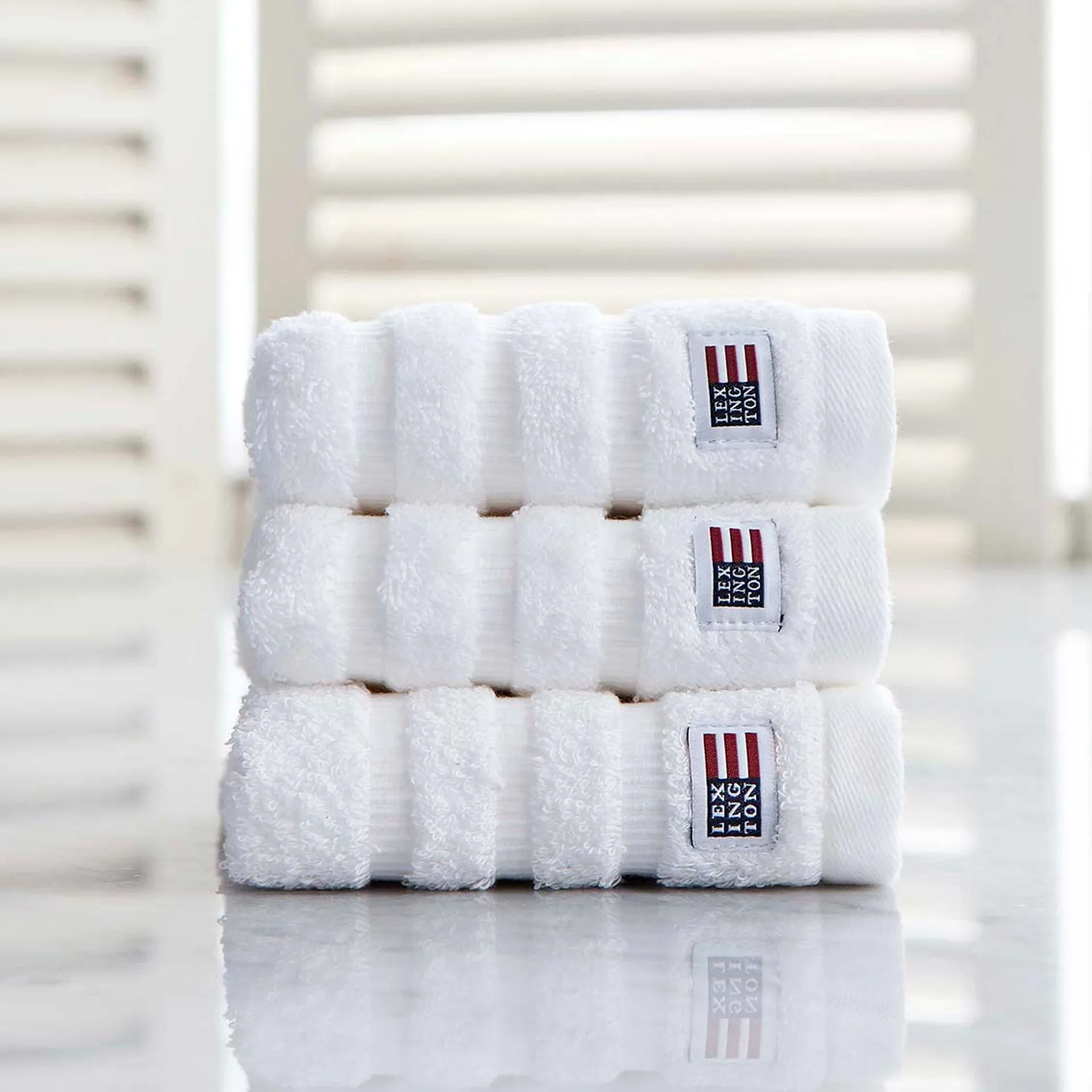 Toalha Icons Original Striped 50x70 cm, branco Lexington