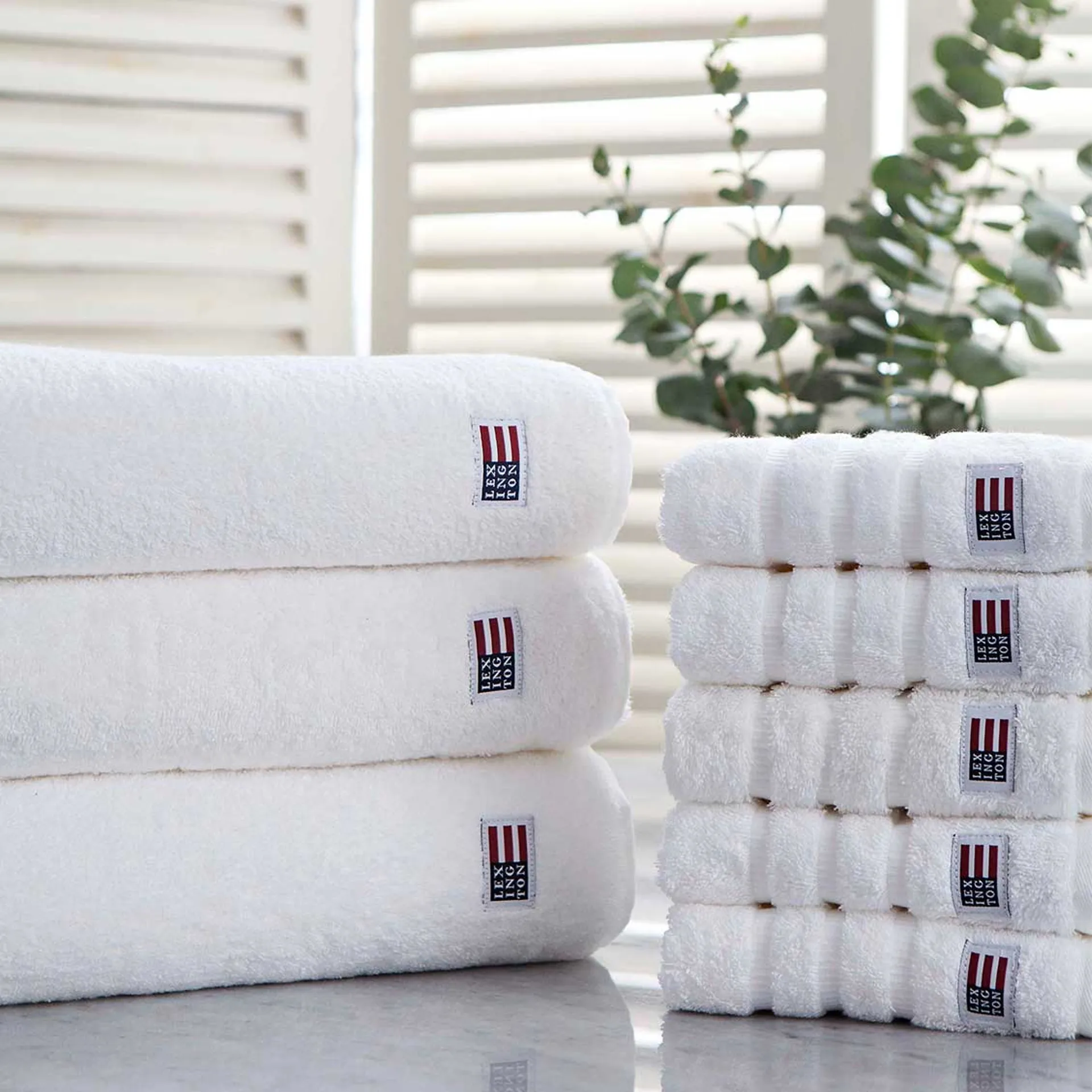 Toalha Icons Original Striped 50x70 cm, branco Lexington