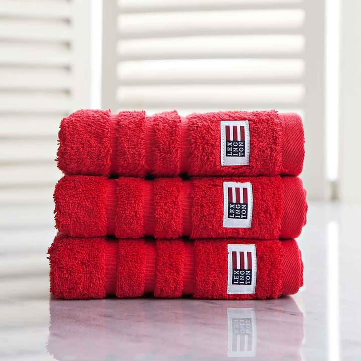 Toalha Icons Original Striped 50x70 cm, vermelho Lexington