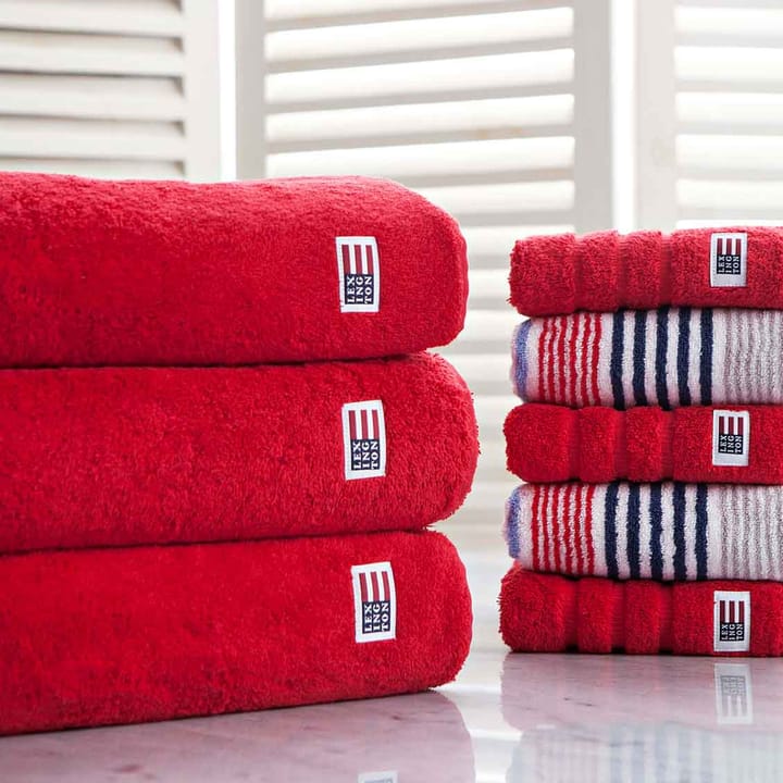 Toalha Icons Original Striped 50x70 cm, vermelho Lexington