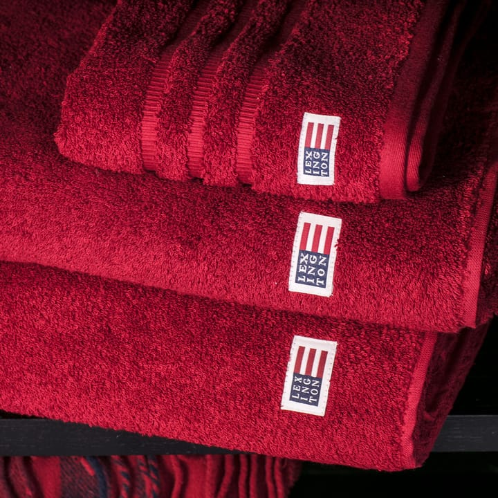 Toalha Icons Original Striped 50x70 cm, vermelho Lexington