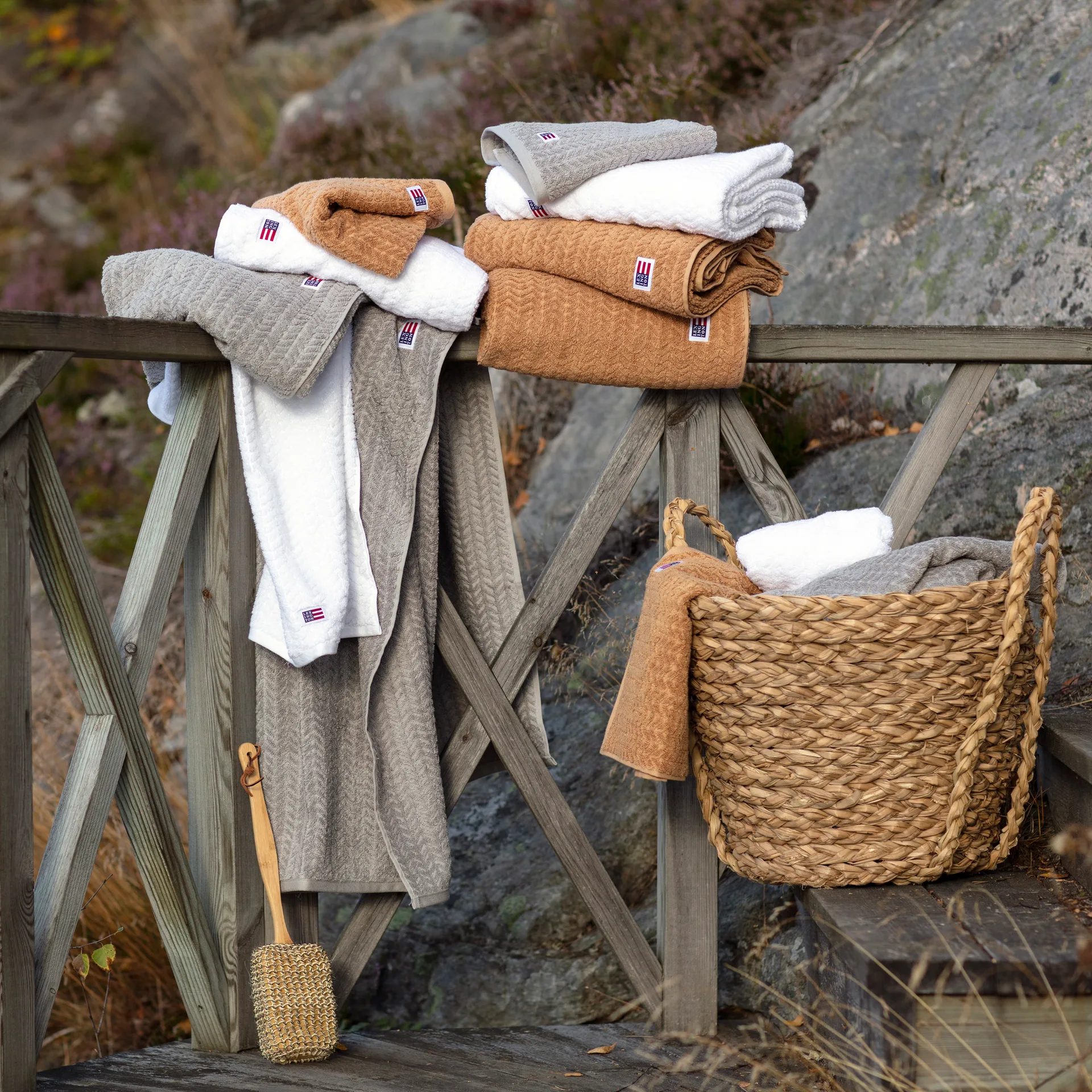 Toalha Icons Structured 30x50 cm, Branco Lexington