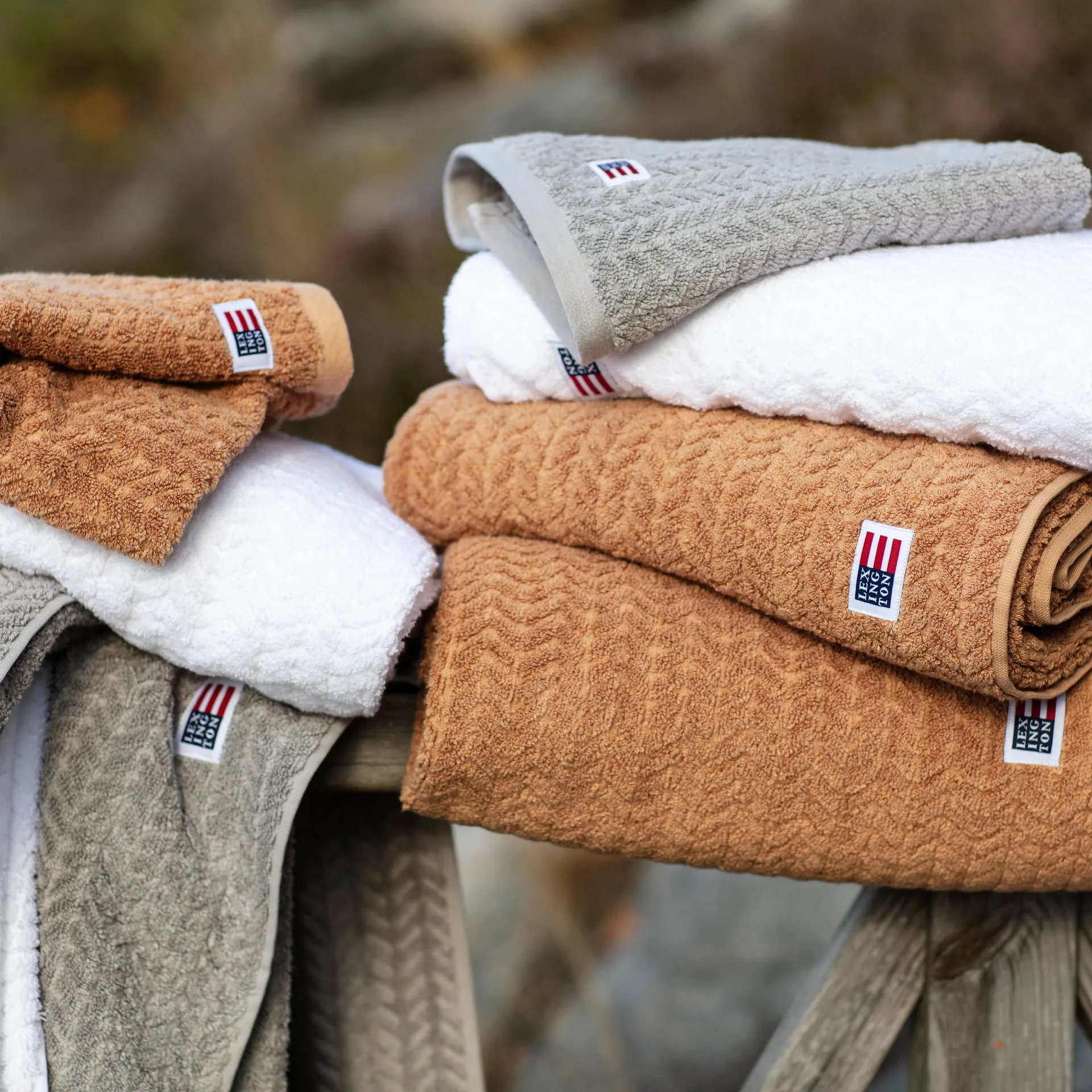 Toalha Icons Structured 30x50 cm, Branco Lexington