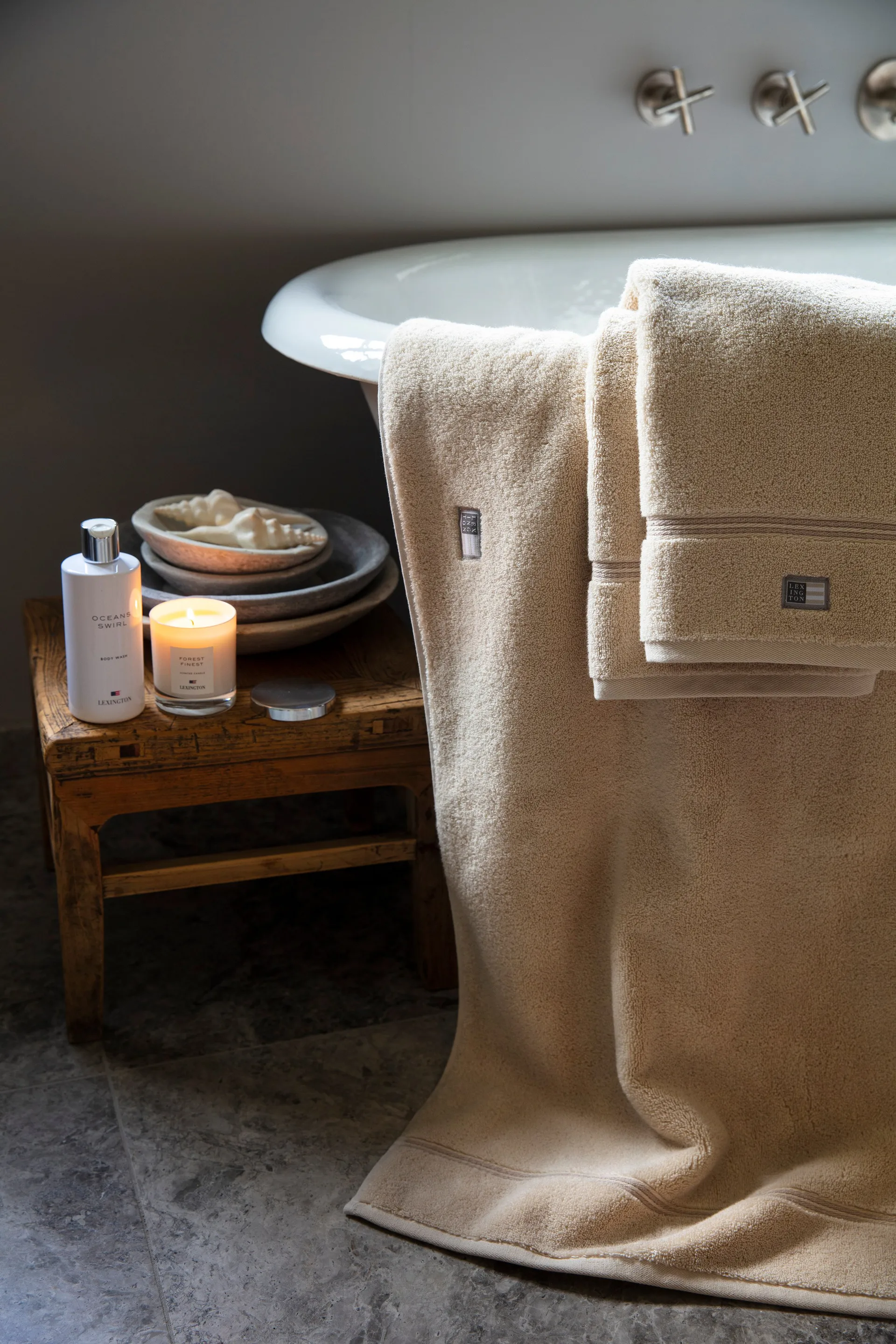 Toalha Lexington Hotel 100x150 cm, Bege Lexington