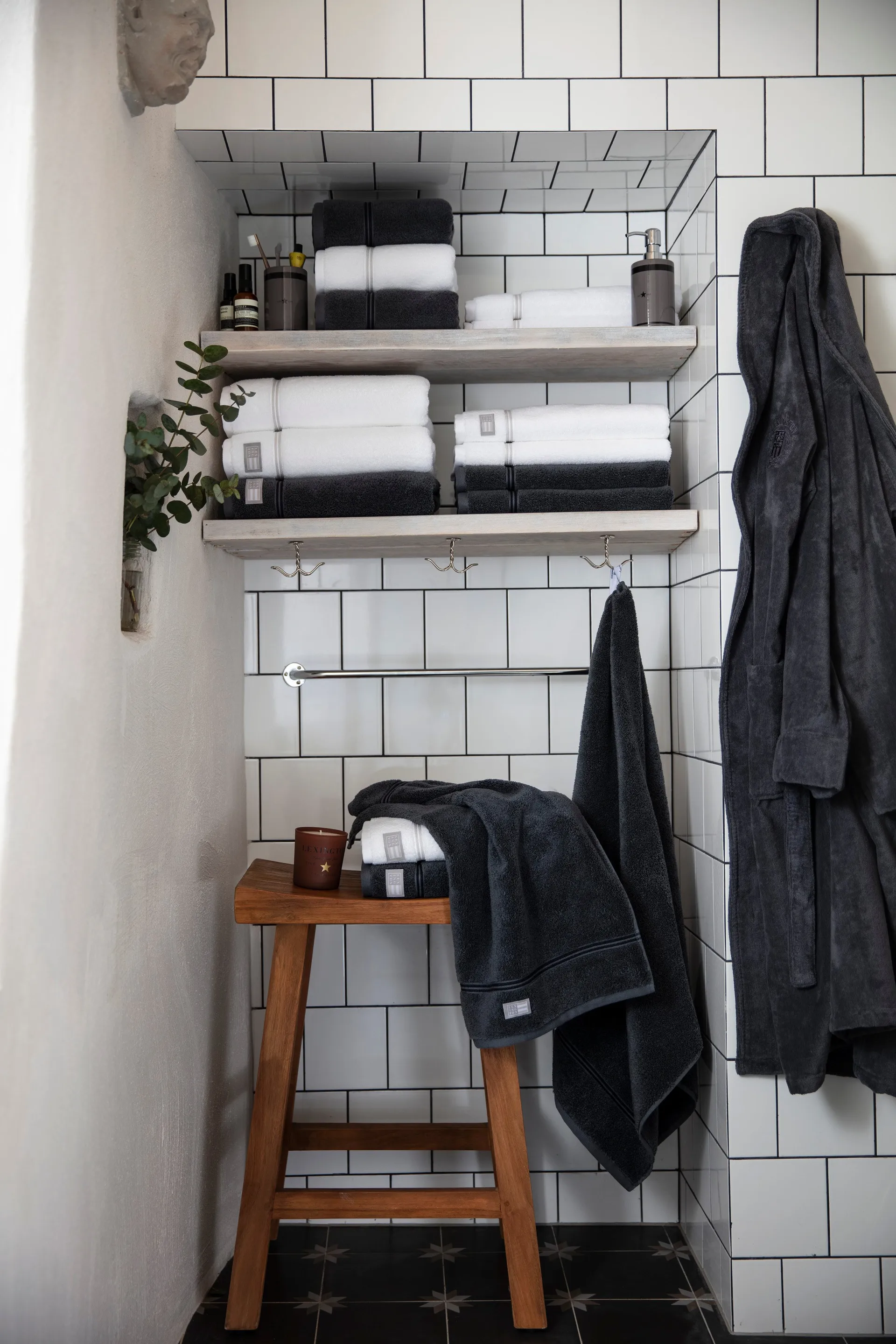 Toalha Lexington Hotel 70x130 cm, Branco-bege Lexington