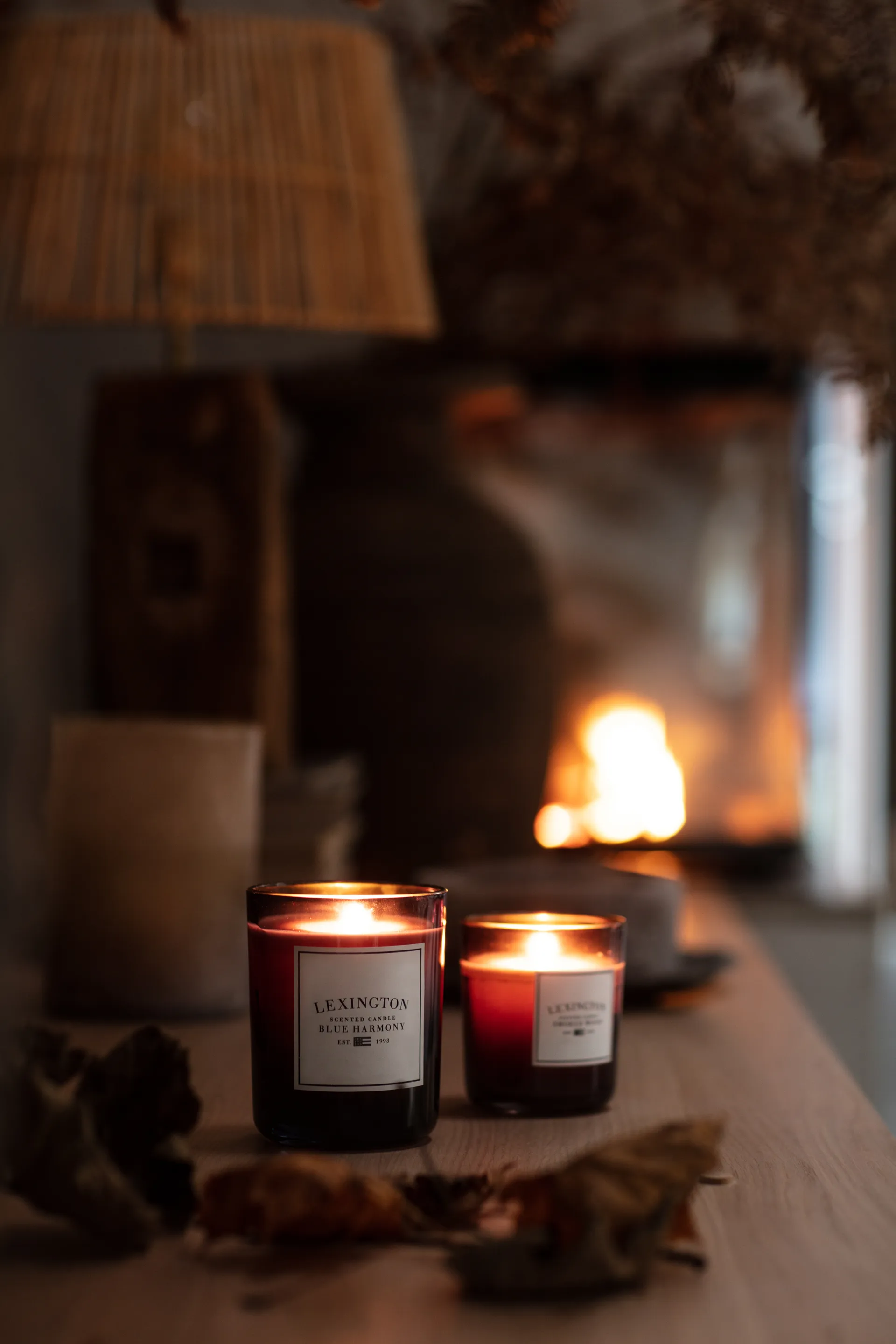 Vela perfumada Blue Harmony 60 horas, Azul escuro Lexington