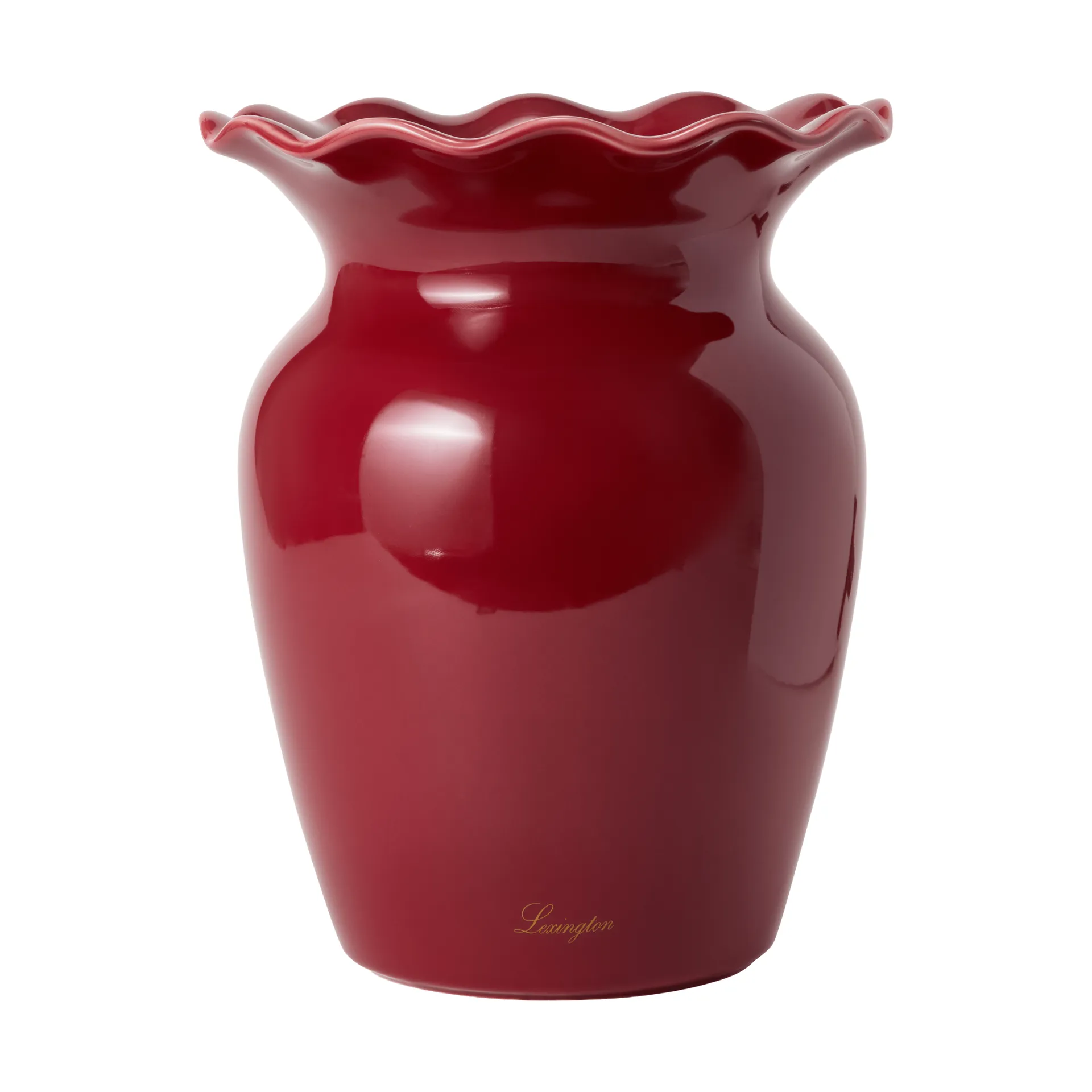 Wavy vaso, Vermelho, 25 cm Lexington