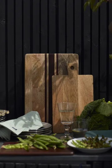 Wood tábua de servir stripes - 40x28 cm - Lexington