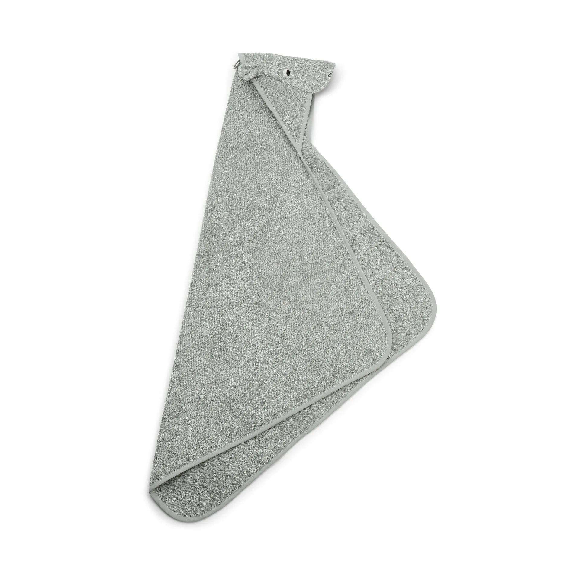 Albert toalha de banho com capuz 70x70 cm, Pomba hipopótamo azul Liewood