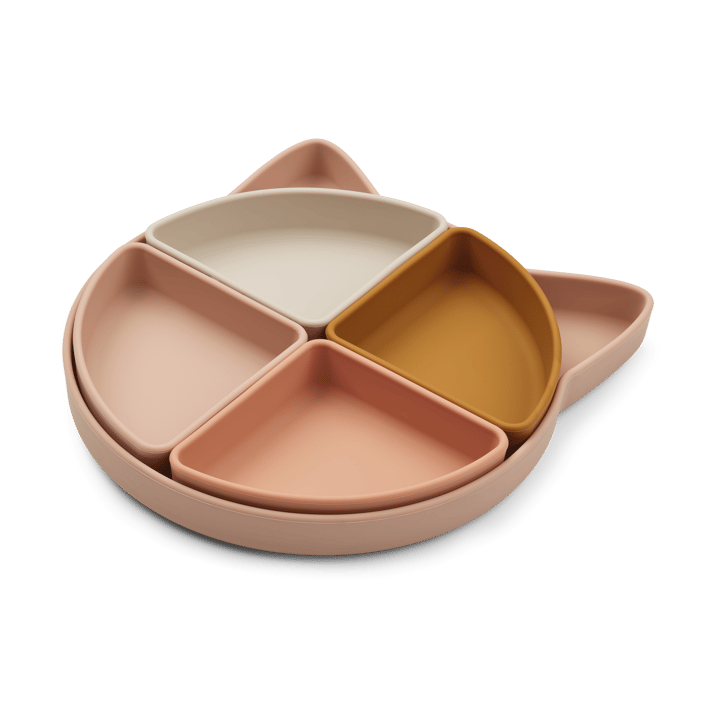 Arne prato para crianças + 4 taças - Gato rosa múltipla mistura - Liewood