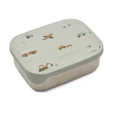 Arthur marmita 13,5x17 cm - Veículos-mistura de azul pomba - Liewood