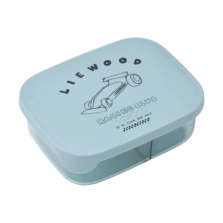 Arthur Tritan marmita 13,5x17 cm - Race cars-Beach blue - Liewood