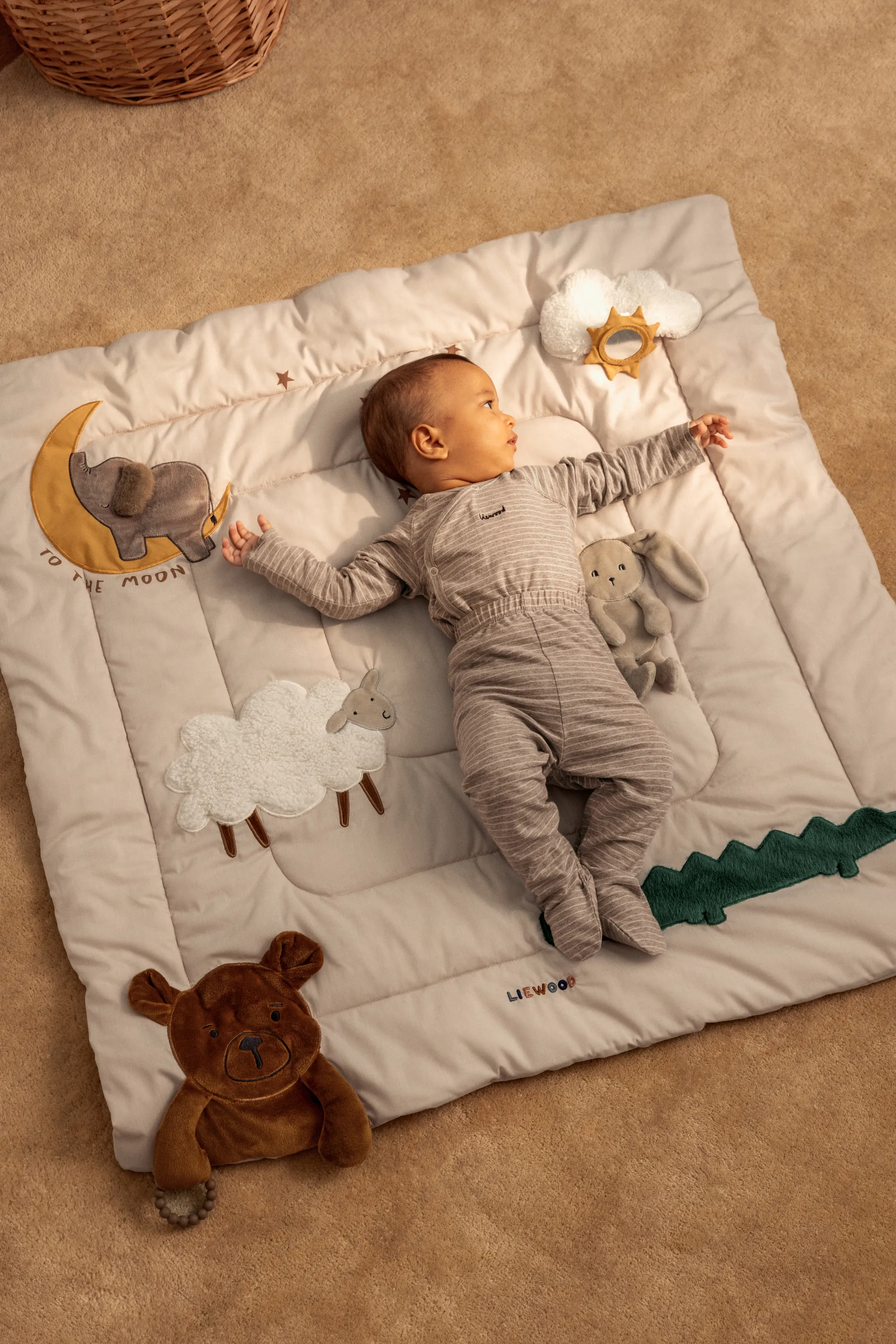 Bernet manta de atividades 95x95 cm, Sandy multi mix Liewood