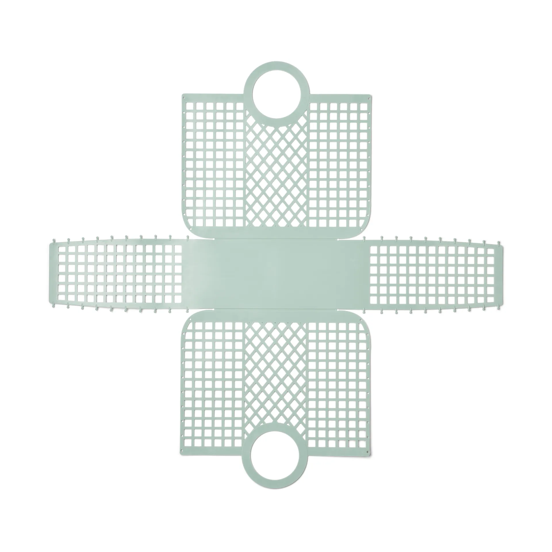 Bloom cesto de arrumação, Light Peppermint Liewood