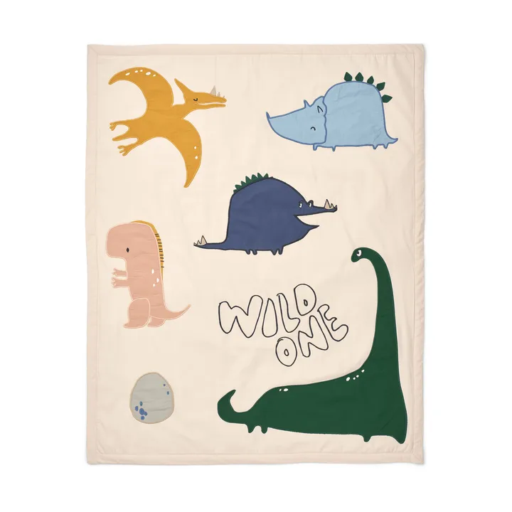 Bob manta - Dino roar-Sandy, 80x100 cm - Liewood