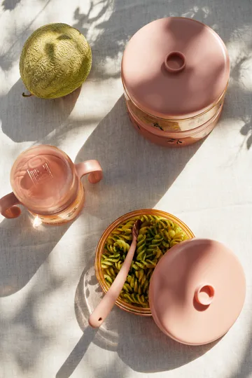 Dominique frascos de comida para bébé 500 ml 4 unidades - Peach-sea shell - Liewood