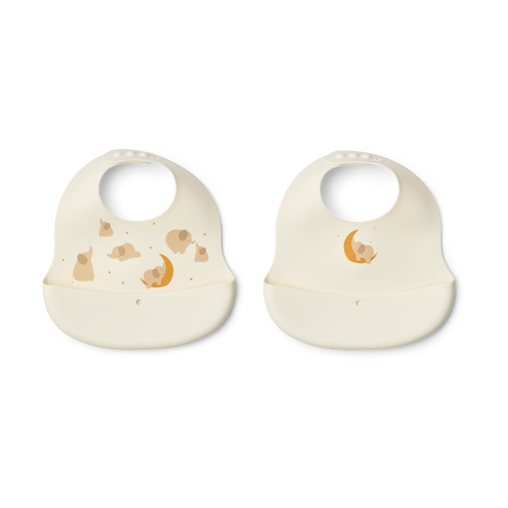 Ember babete estampado 2 peças - Elephant-Creme de la creme - Liewood