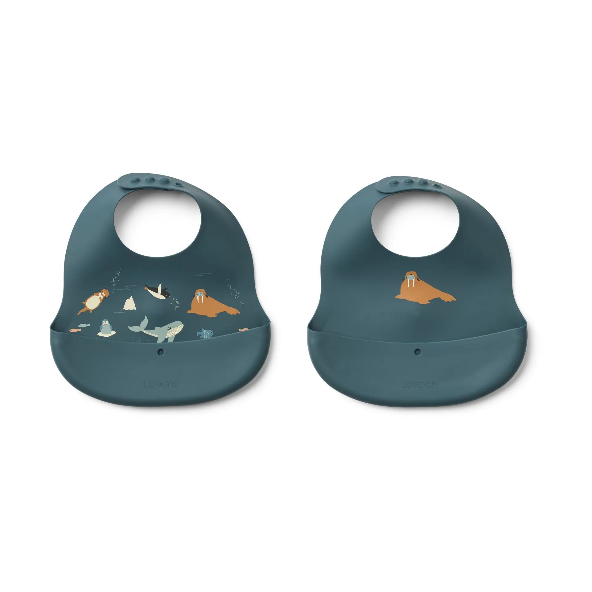 Ember printed babete 2 peças, Arctic Sea-Ocean view Liewood