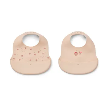 Ember printed babete 2 peças - Mini Butterfly-apple blossom - Liewood