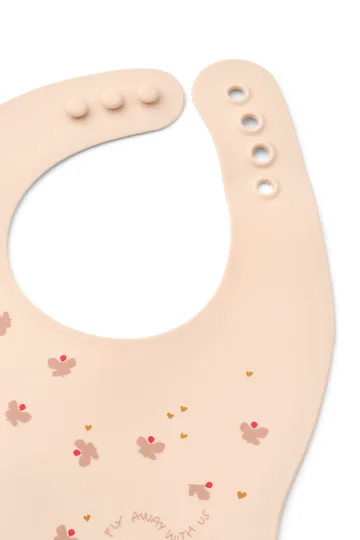 Ember printed babete 2 peças - Mini Butterfly-apple blossom - Liewood