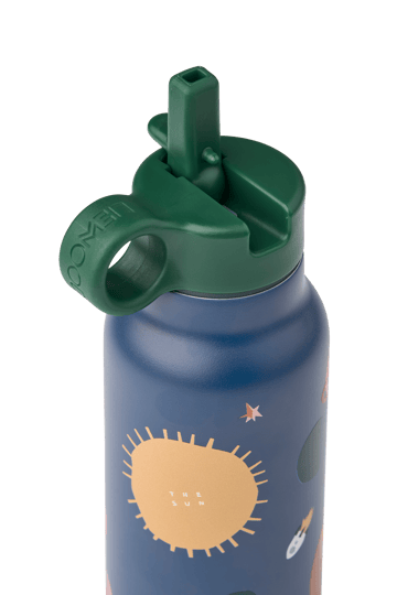 Falk garrafa de água 35 cl - Universe-Classic navy - Liewood