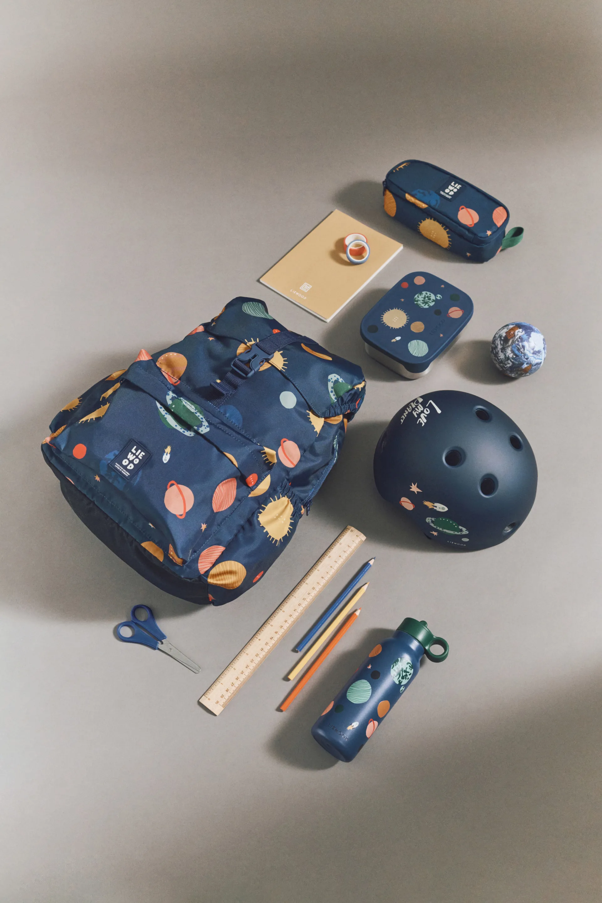 Falk garrafa de água 35 cl, Universe-Classic navy Liewood