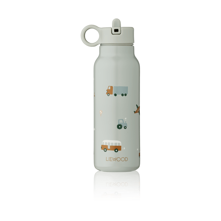 Falk garrafa de água 35 cl - Veículos-mistura de azul pomba - Liewood