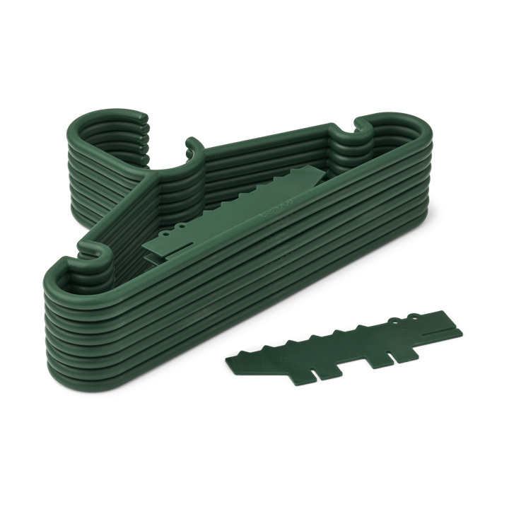 Falton cabide de crocodilo 8-pack, Verde de jardim Liewood