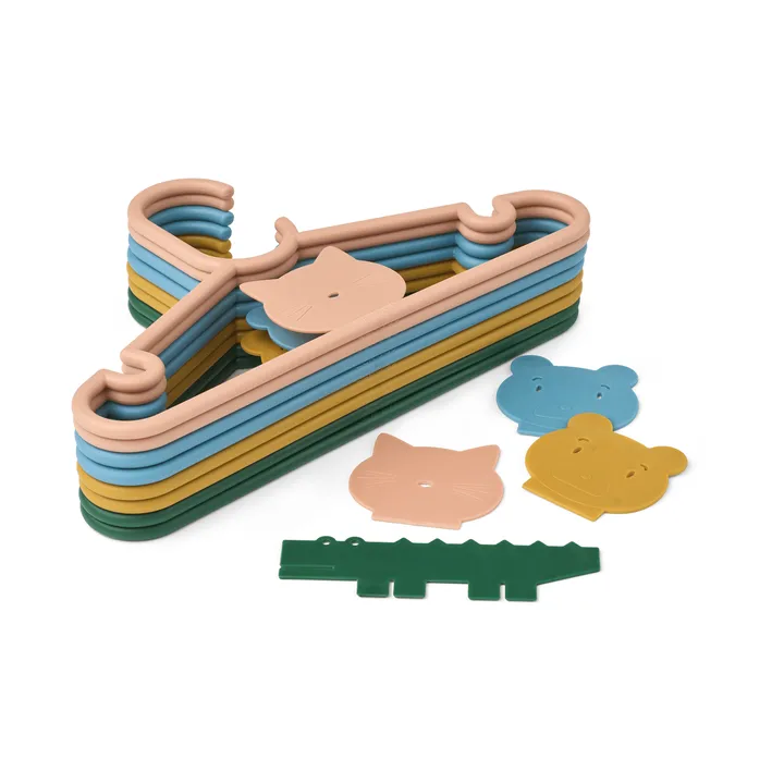 Falton Classic cabideiro - Yuzu mistura multi, 8-pack - Liewood