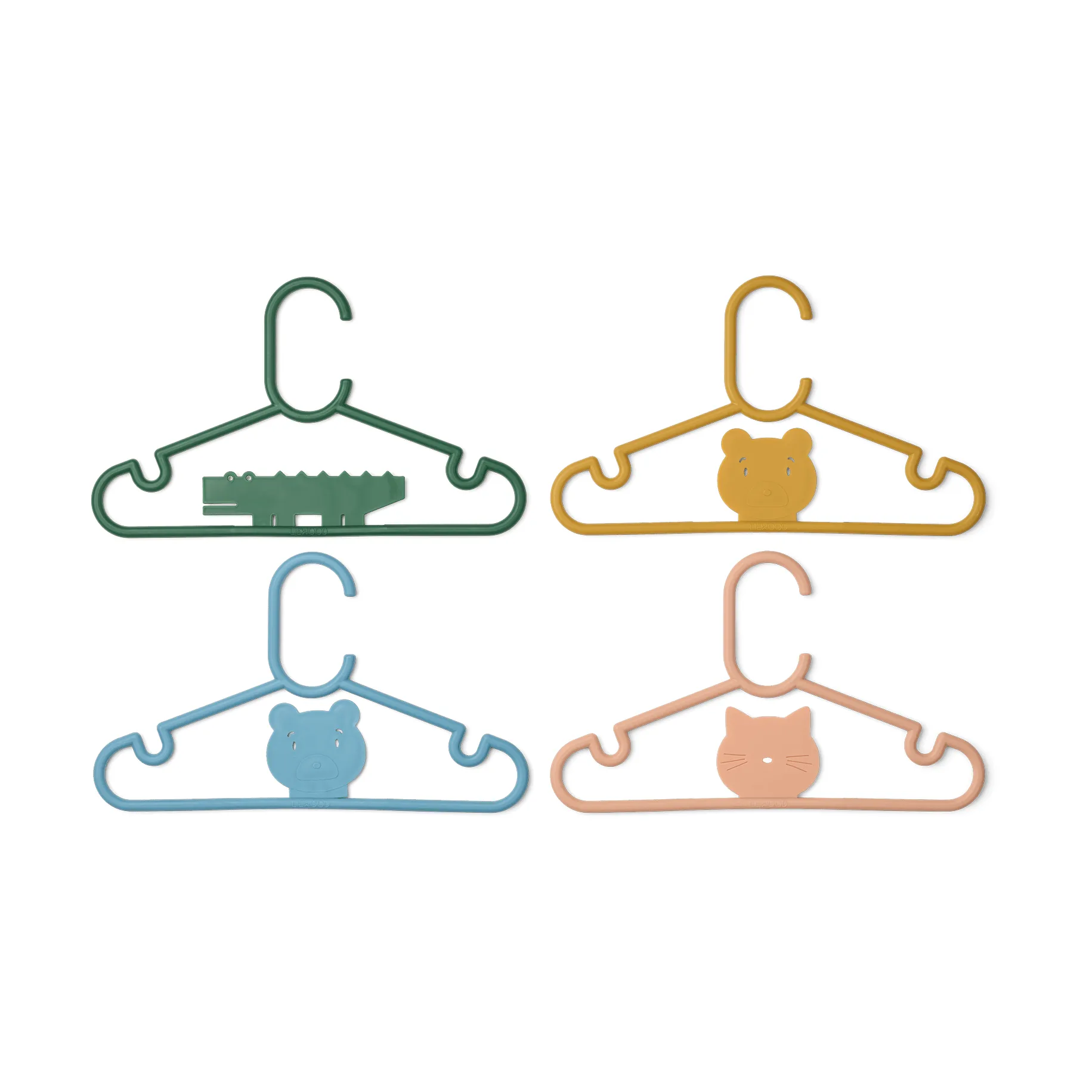 Falton Classic cabideiro, Yuzu mistura multi, 8-pack Liewood