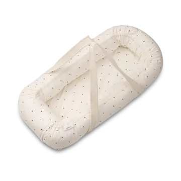 Gro ninho de bebé estampado - Ponto clássico creme de la creme - Liewood